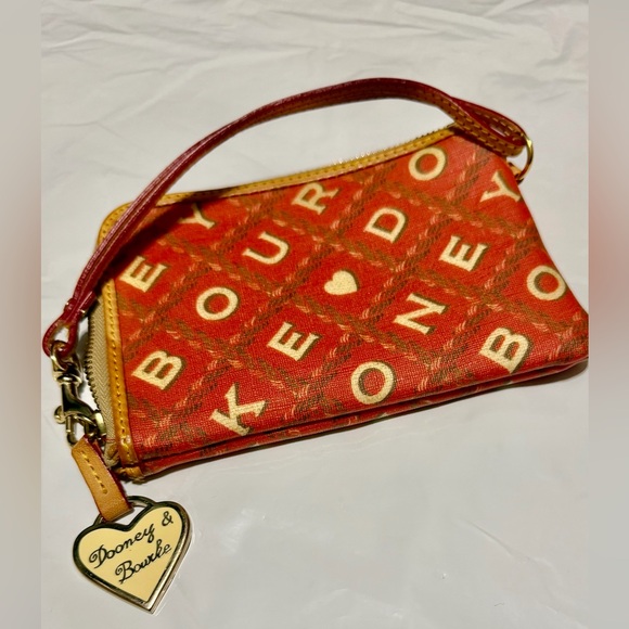 Vintage Dooney & Bourke Y2K  Monogram Wristlet - Picture 4 of 4